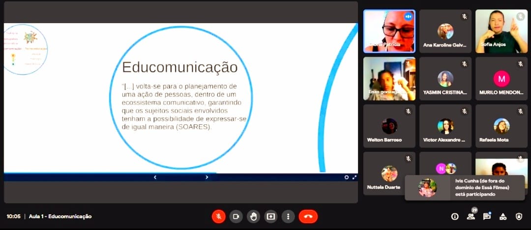 COMEÇARAM AS AULAS DO PROJETO DE EDUCOMUNICAÇÃO: CULTURA, COMUNICAÇÃO E AUDIOVISUAL NO MUNICÍPIO DE GOIÁS