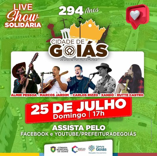 Live Show, 294 anos da Cidade de Goiás
